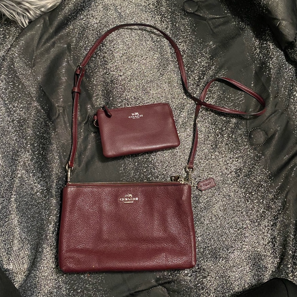 Coach purse with matching wallet